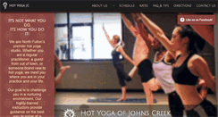 Desktop Screenshot of hotyogajc.com