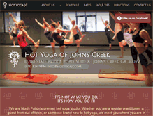 Tablet Screenshot of hotyogajc.com